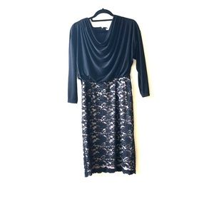 Coldwater Creek black lace dress